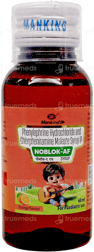 Noblok Af Orange Flavour Syrup 60Ml